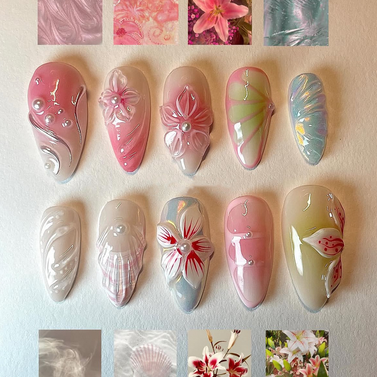 Photography Tips - 24pcs Glossy Shell Pearl Design False