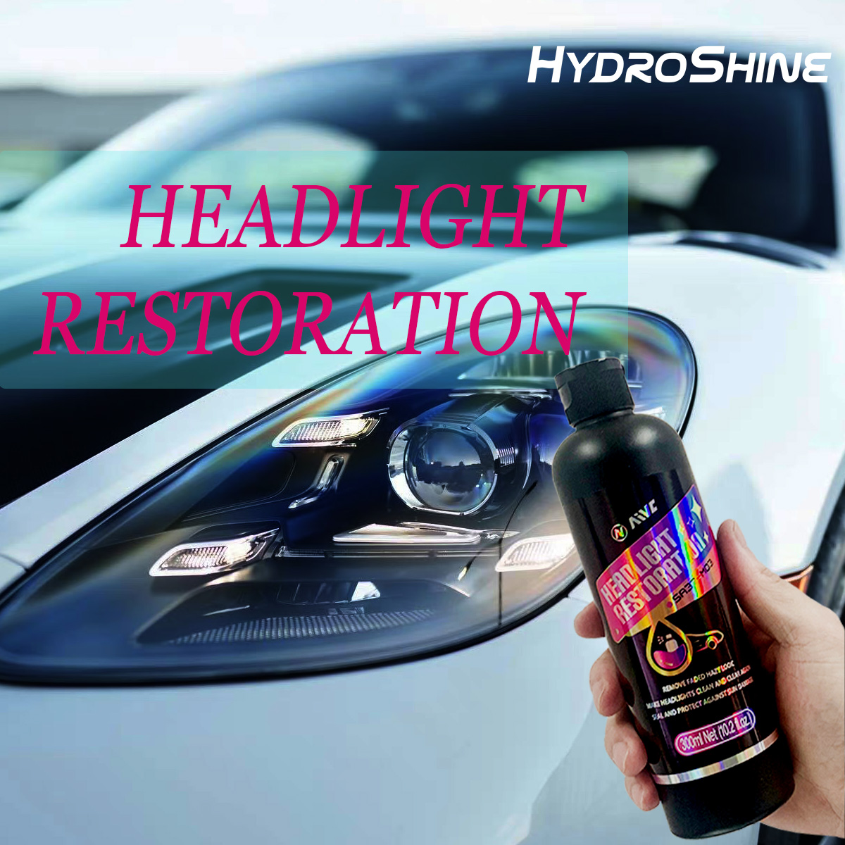 Lens Cleaning Kit - Headlight Lens Restorer Headlight Restoration Kit