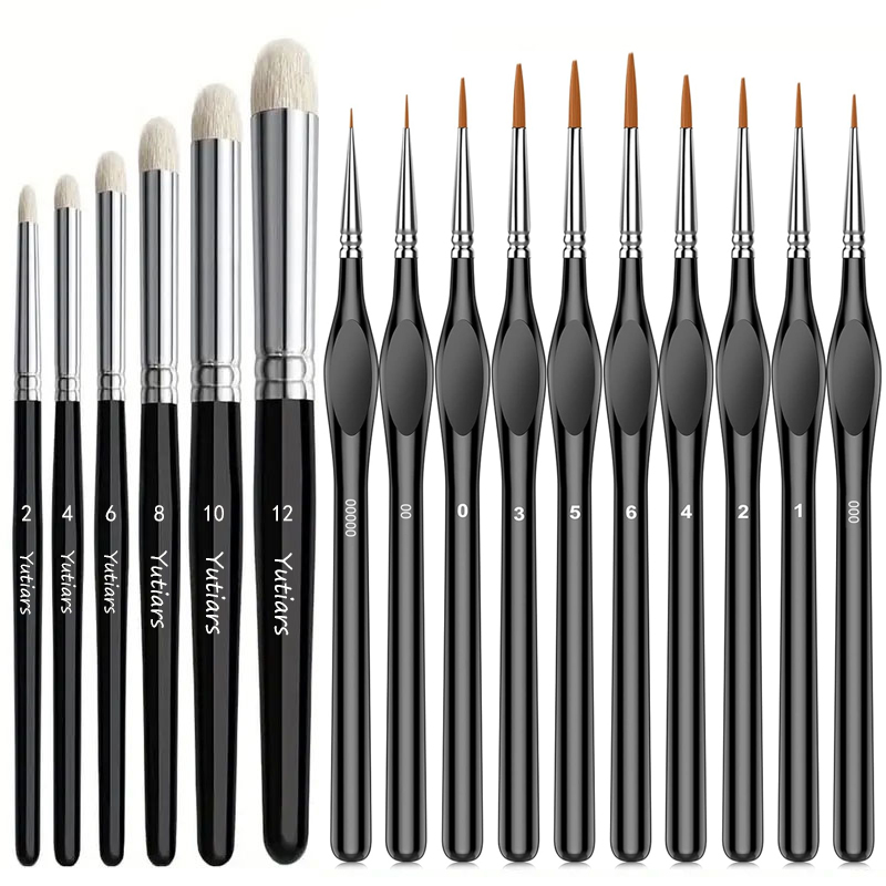 Photography Fine Art - 3/6/10/16Pcs Fine Micro Detail Paint Brushes