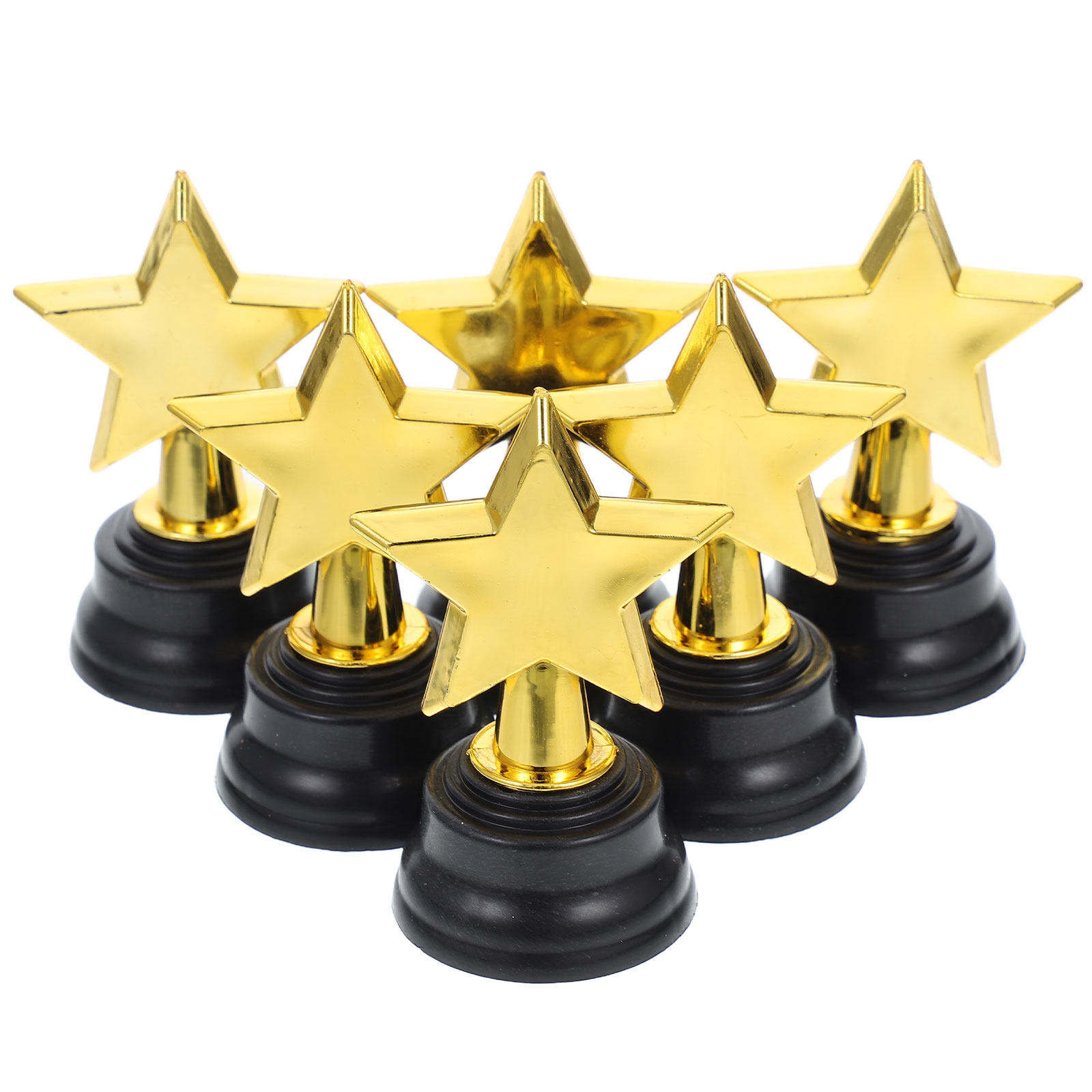 Photography Competition - 6Pcs Little Star Trophies Gold Finish