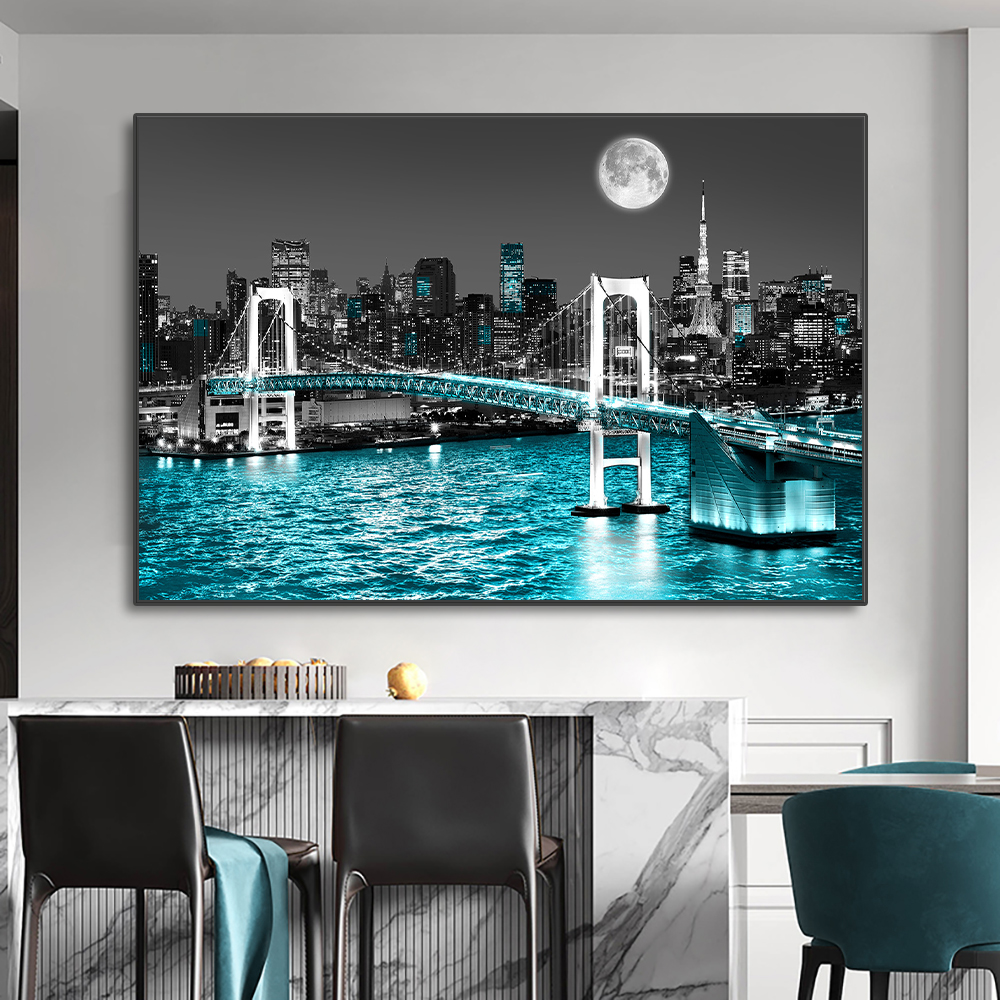 Photography Urban - New York Urban Skyline Landscape Wall