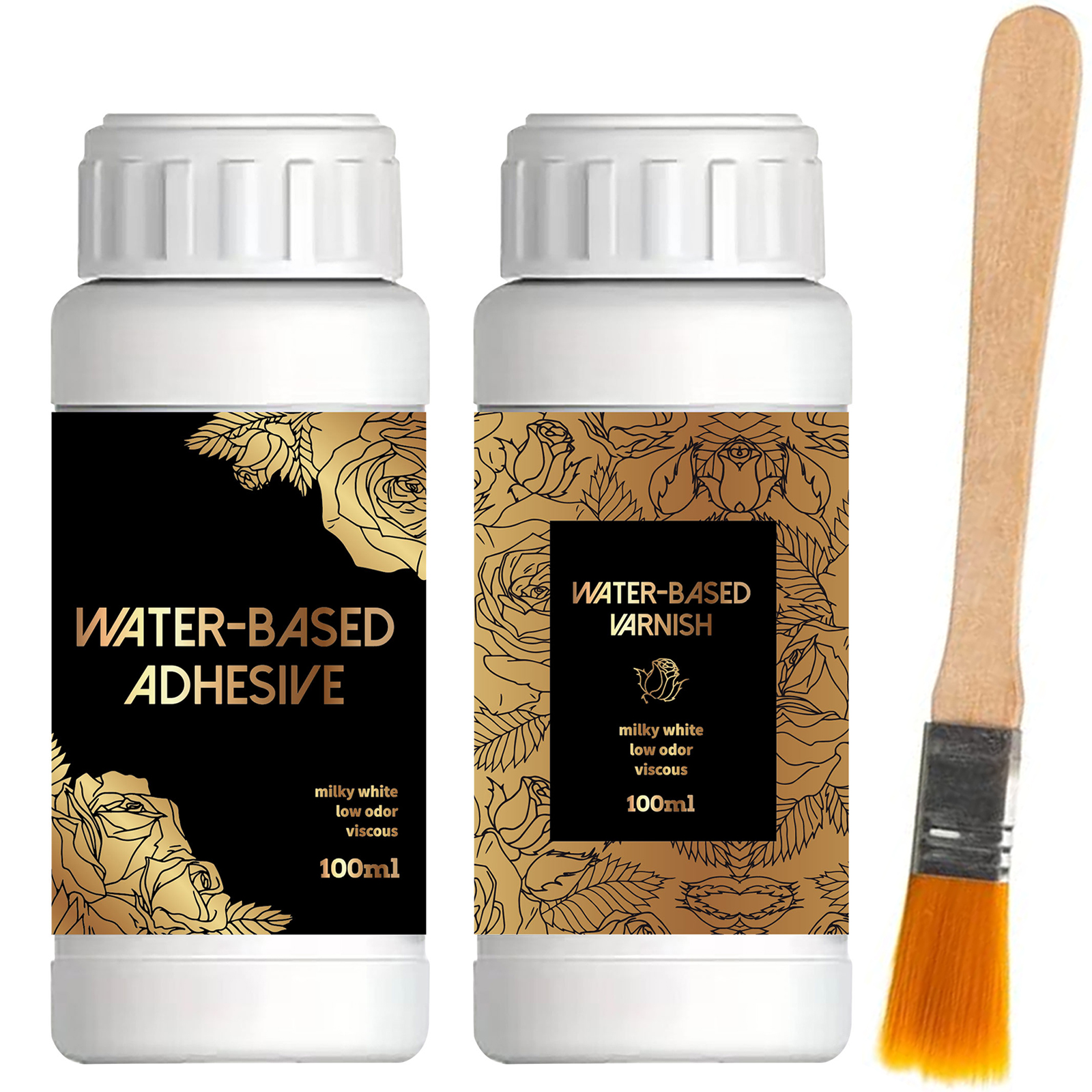 Photography Technique - 100ML/200ML Golden Foil Adhesive Kit -