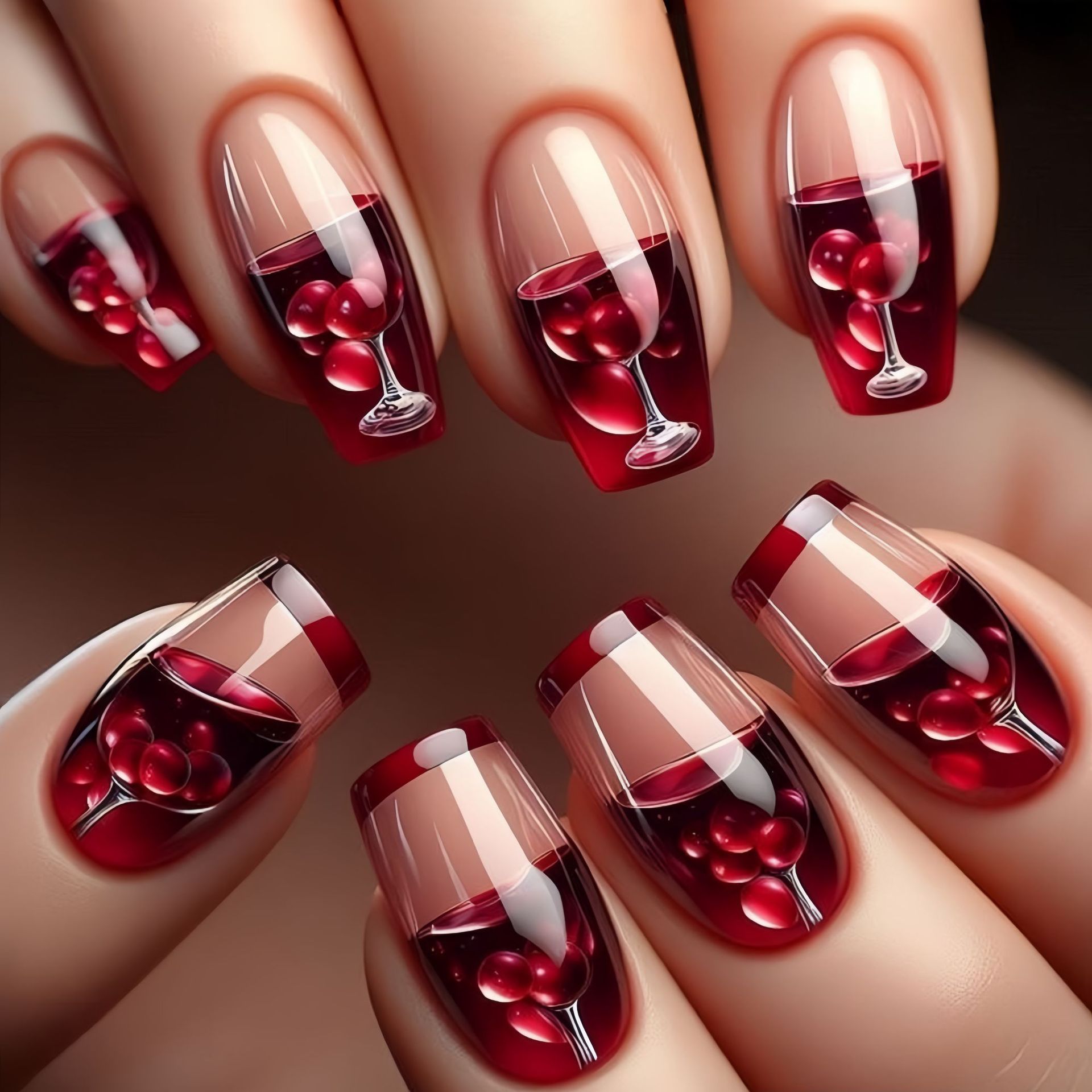 Photography Tips - Medium long fake nails for women