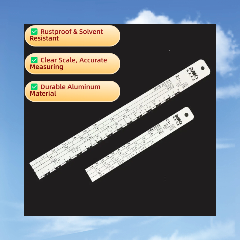 Photography Rules - ATPRO Aluminum Paint Mixing Ruler Solvent