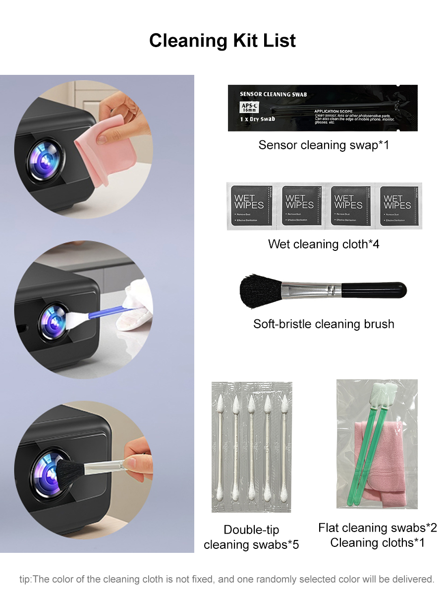 Lens Cleaning Kit - Projector dust cleaning kit projector lens