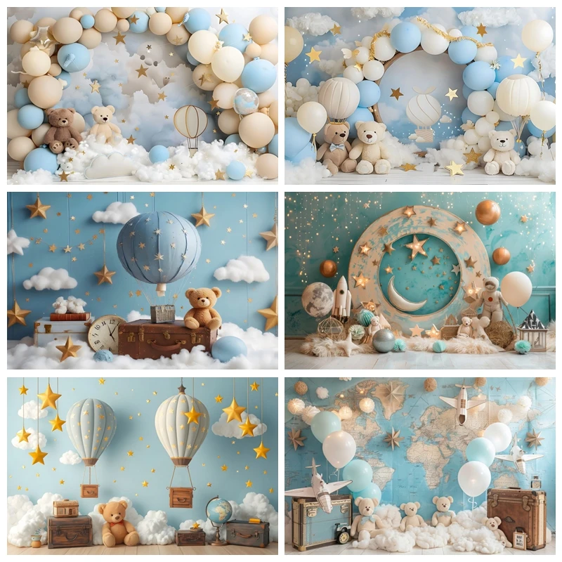 Photography Cheat Sheet - Hot Air Balloons Bear Baby Shower