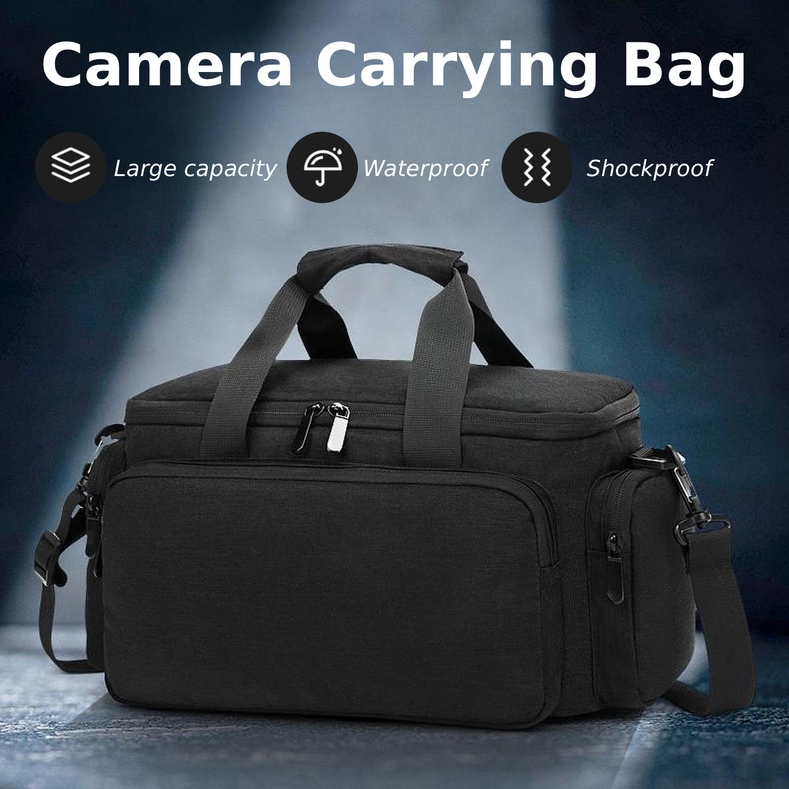 Photography Journalism - Portable Camera Storage Bag Large Capacity
