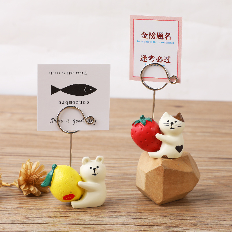Photography Names - Animal Cartoon Photo Clip Base Wedding