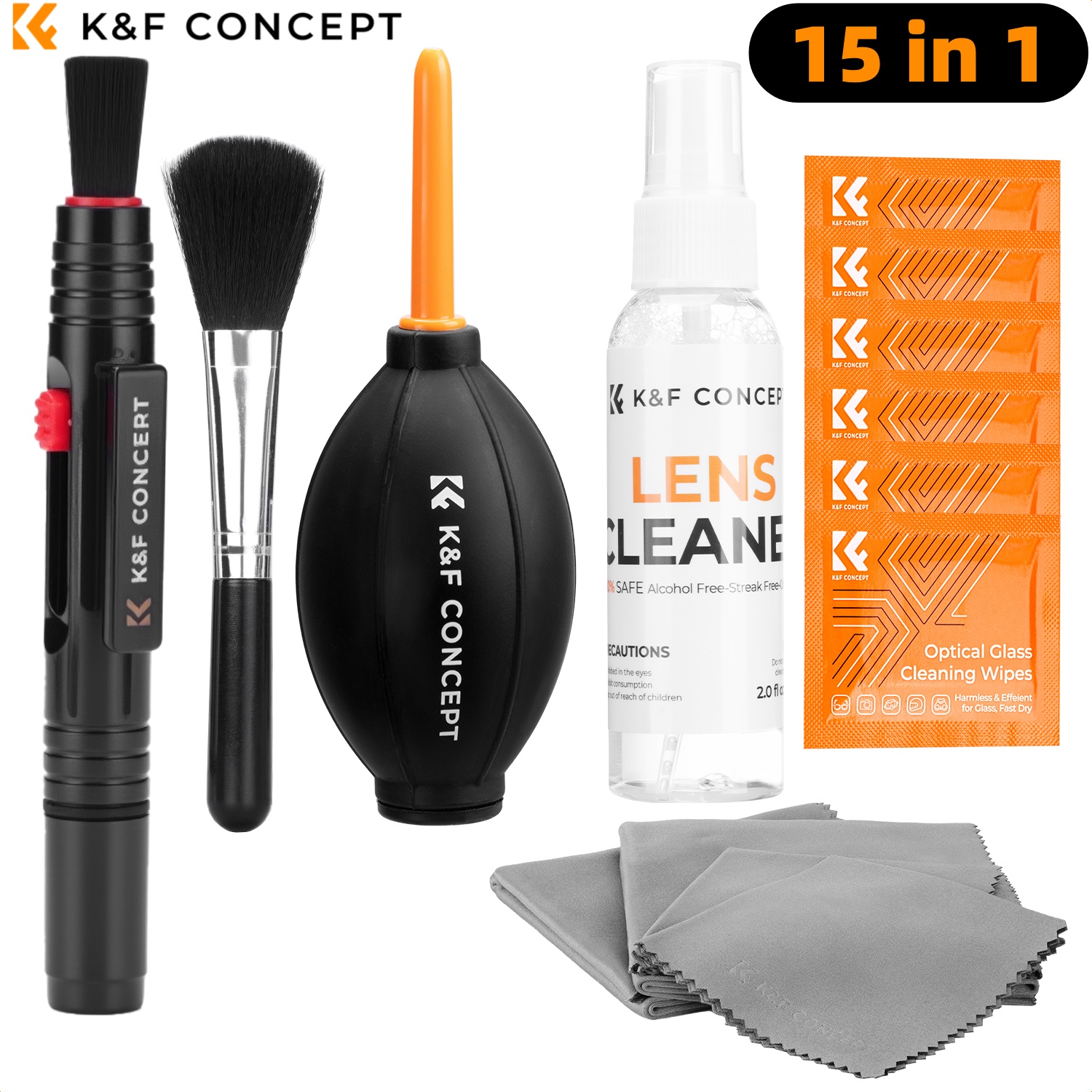 Lens Cleaning Kit - K&F CONCEPT Camera Lens Cleaning Kit