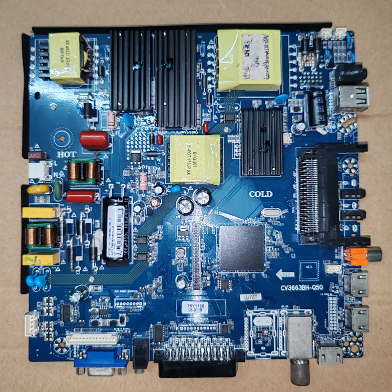 Photography Quiz - CV3663BH-Q50 Three in one TV motherboard,