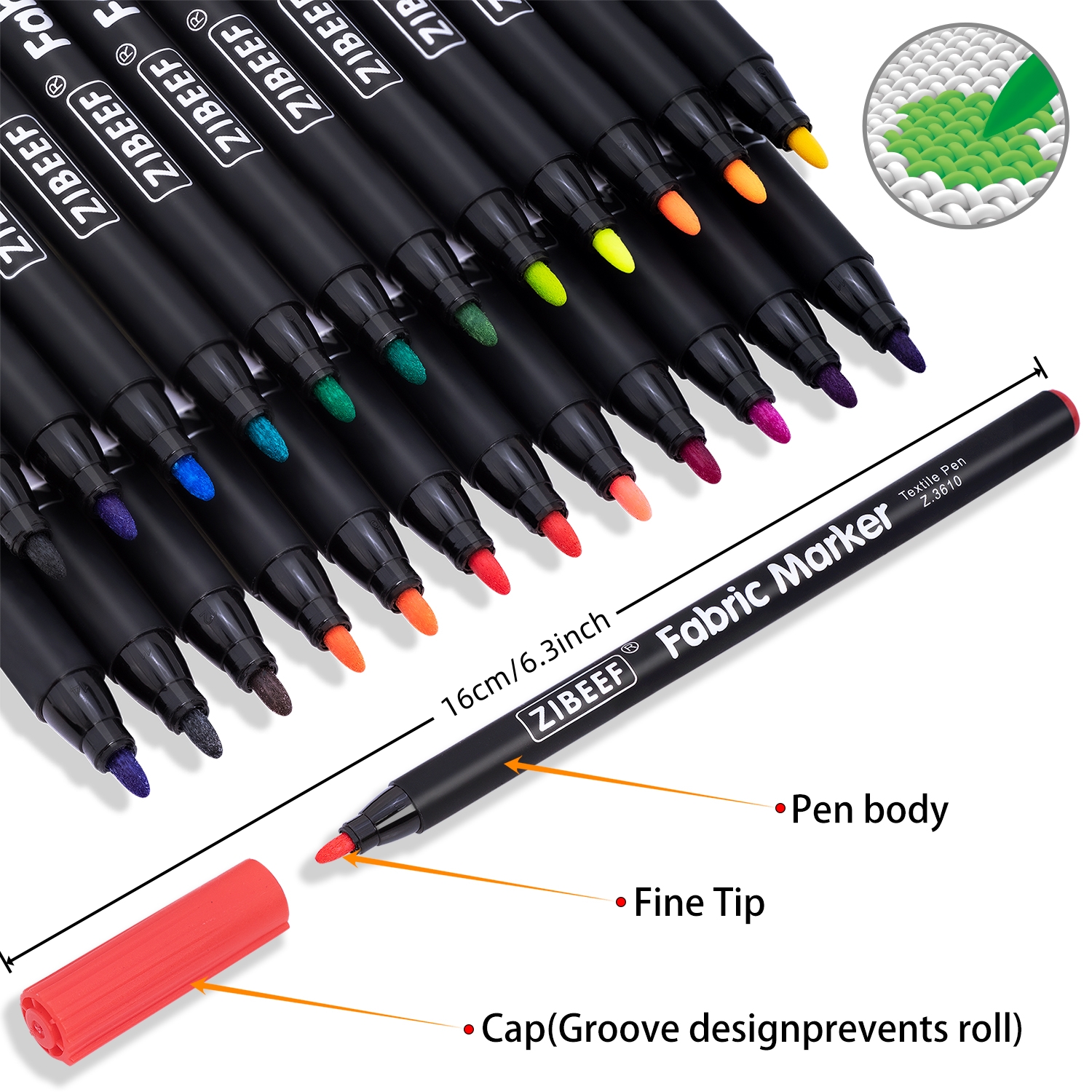 12/24 Color Fabric Markers-Fin - Photography Fine Art บทวิจารณ์และราคา