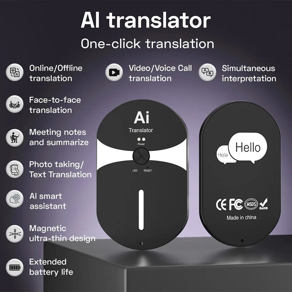 AI Language Translator Device  - Photography Translate บทวิจารณ์และราคา