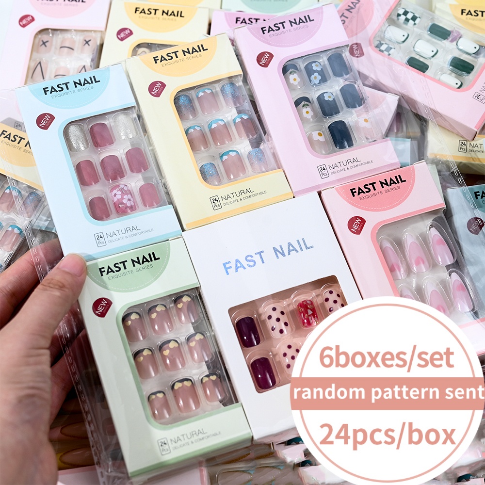 6Boxes/Set Short Square Fake N - Photography Tips บทวิจารณ์และราคา