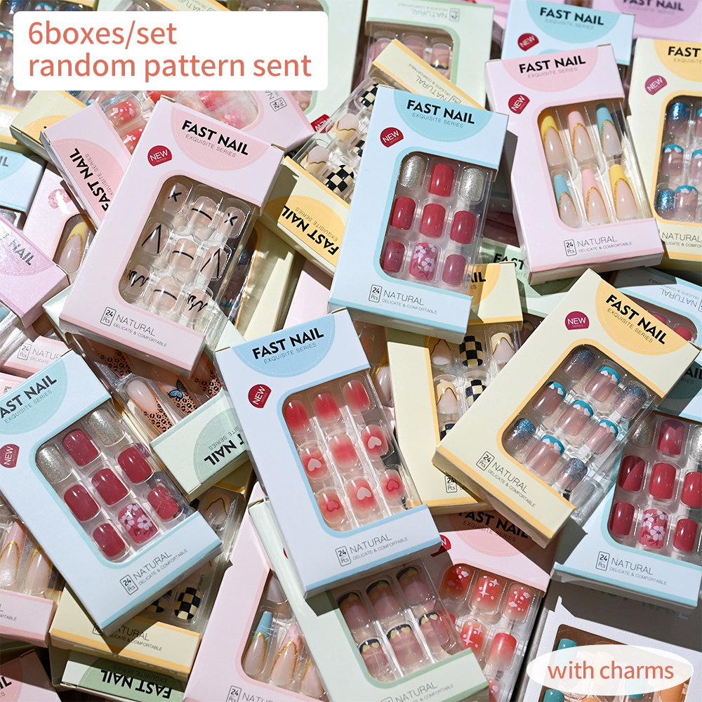 6Boxes/Set Short Square Fake N - Photography Tips บทวิจารณ์และราคา