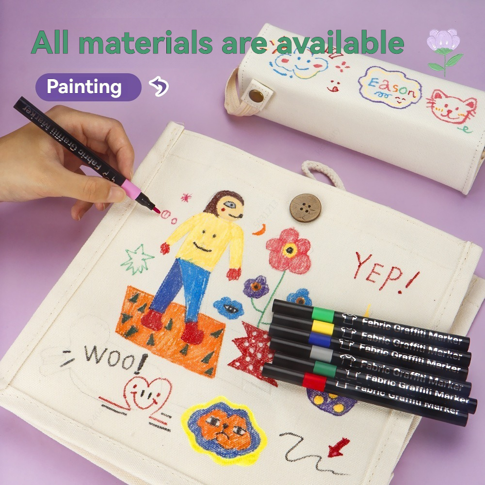 6/30 Colors Fabric Markers Pen - Photography Fine Art บทวิจารณ์และราคา