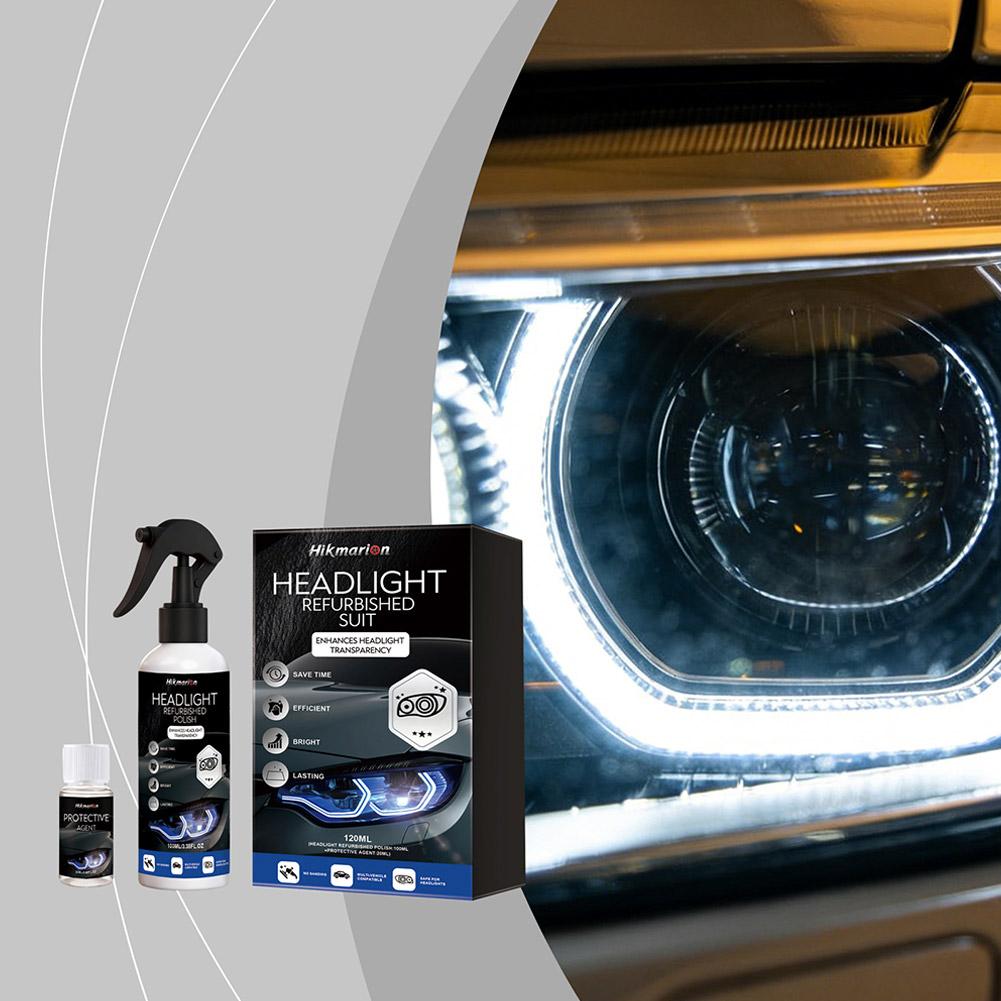 100ml+20ml Car Headlights Rest - Lens Cleaning Kit บทวิจารณ์และราคา