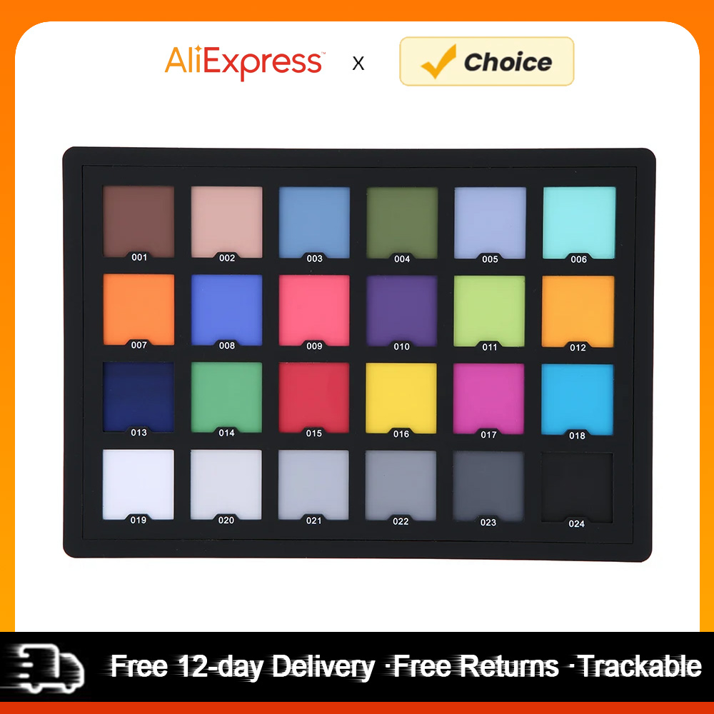 Professional 24 Color Card Tes - Photography Quiz บทวิจารณ์และราคา