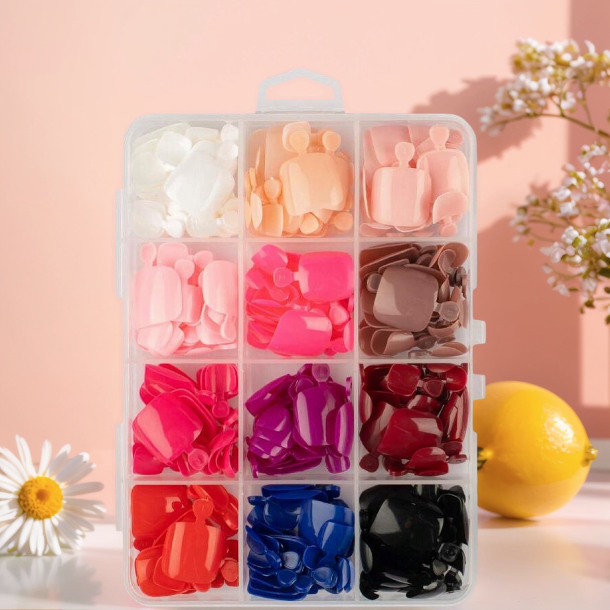 96/288Pcs Solid Color Press On - Photography Tips บทวิจารณ์และราคา
