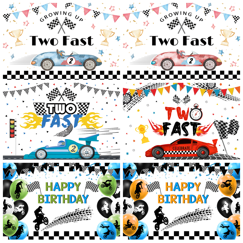 Racing Birthday Party Backdrop - Photography Competition บทวิจารณ์และราคา