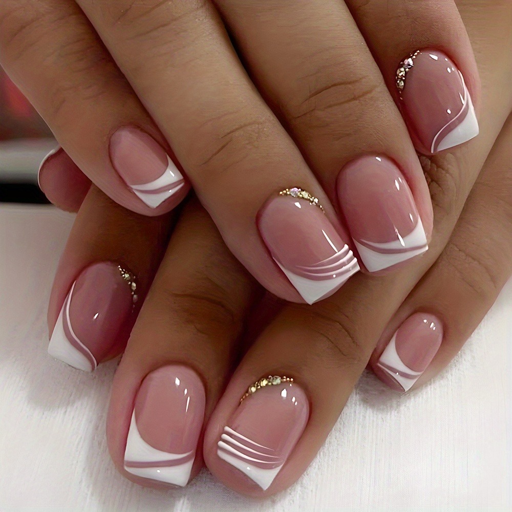 24Pcs French Tip Handmade Pres - Photography Tips บทวิจารณ์และราคา