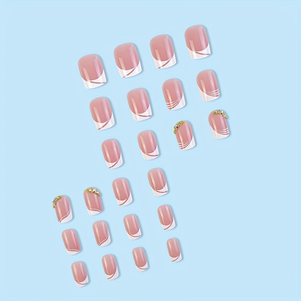 24Pcs French Tip Handmade Pres - Photography Tips บทวิจารณ์และราคา