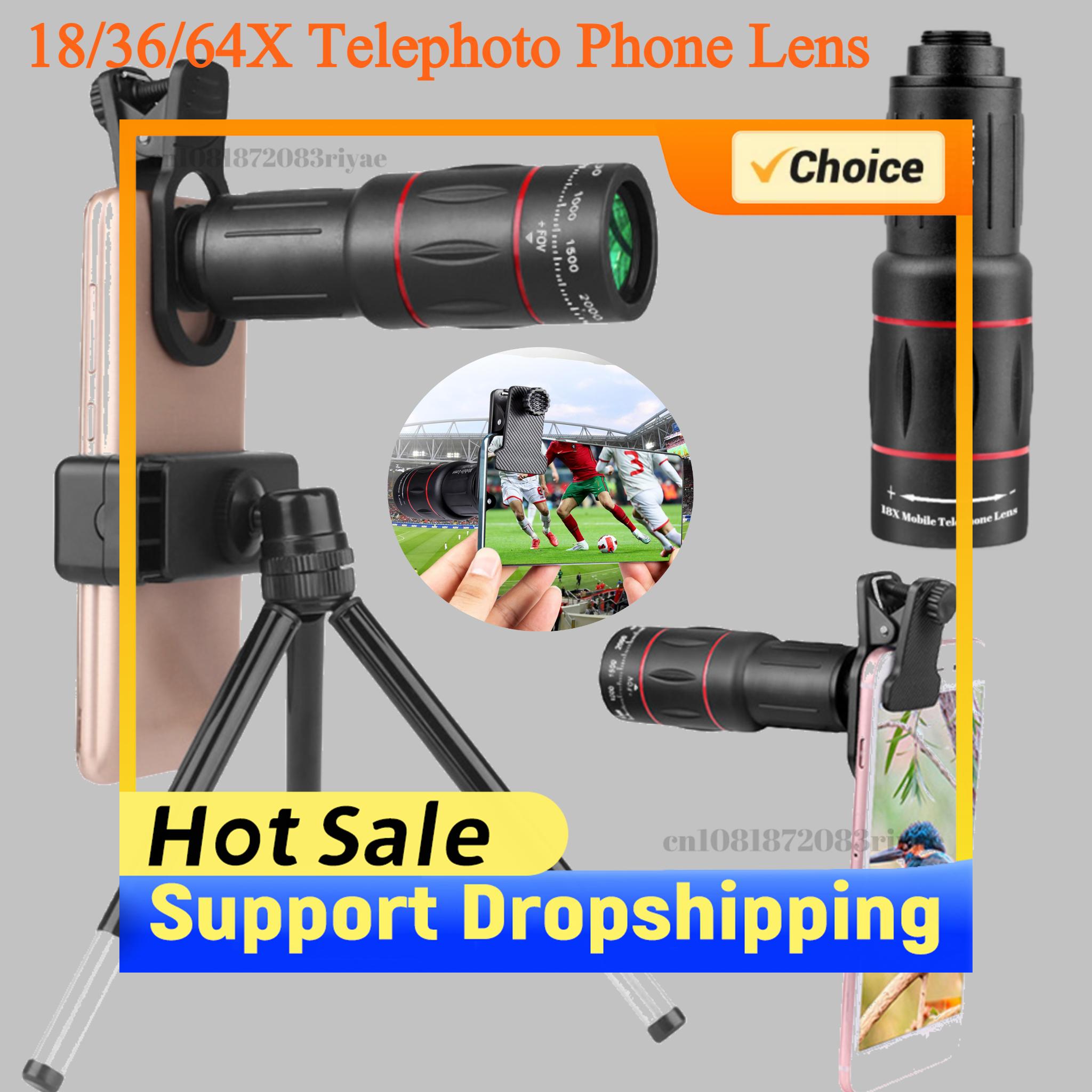 18/36/64X Mobile Phone Camera  - Photography Zoom บทวิจารณ์และราคา