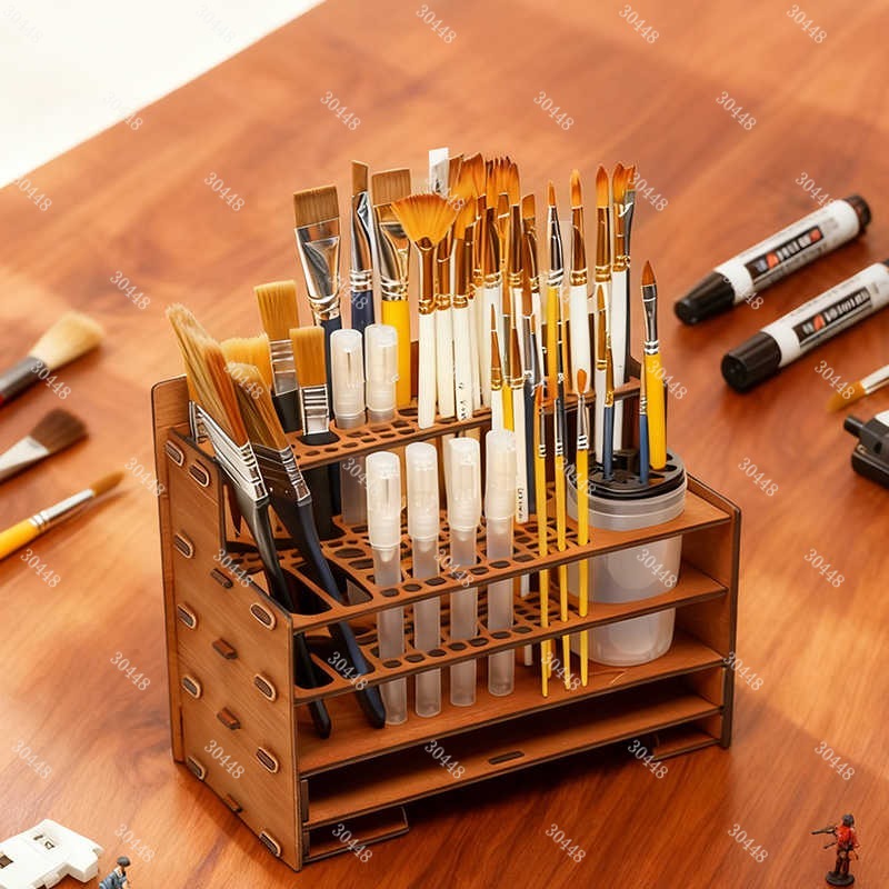 Model Painting Brush Organizer - Photography Technique บทวิจารณ์และราคา