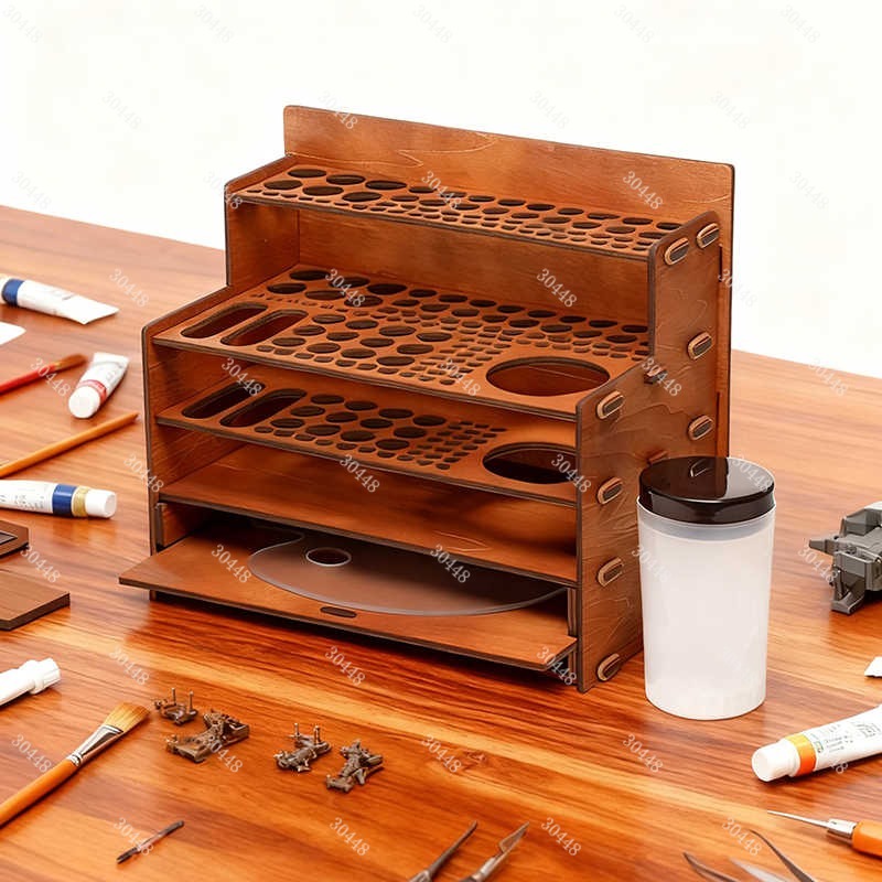 Model Painting Brush Organizer - Photography Technique บทวิจารณ์และราคา