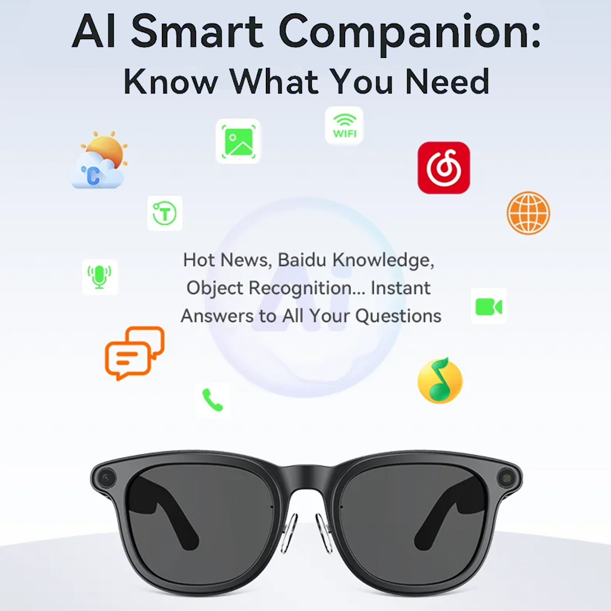 VWAR Smart Glasses with 3600mA - Photography Translate บทวิจารณ์และราคา
