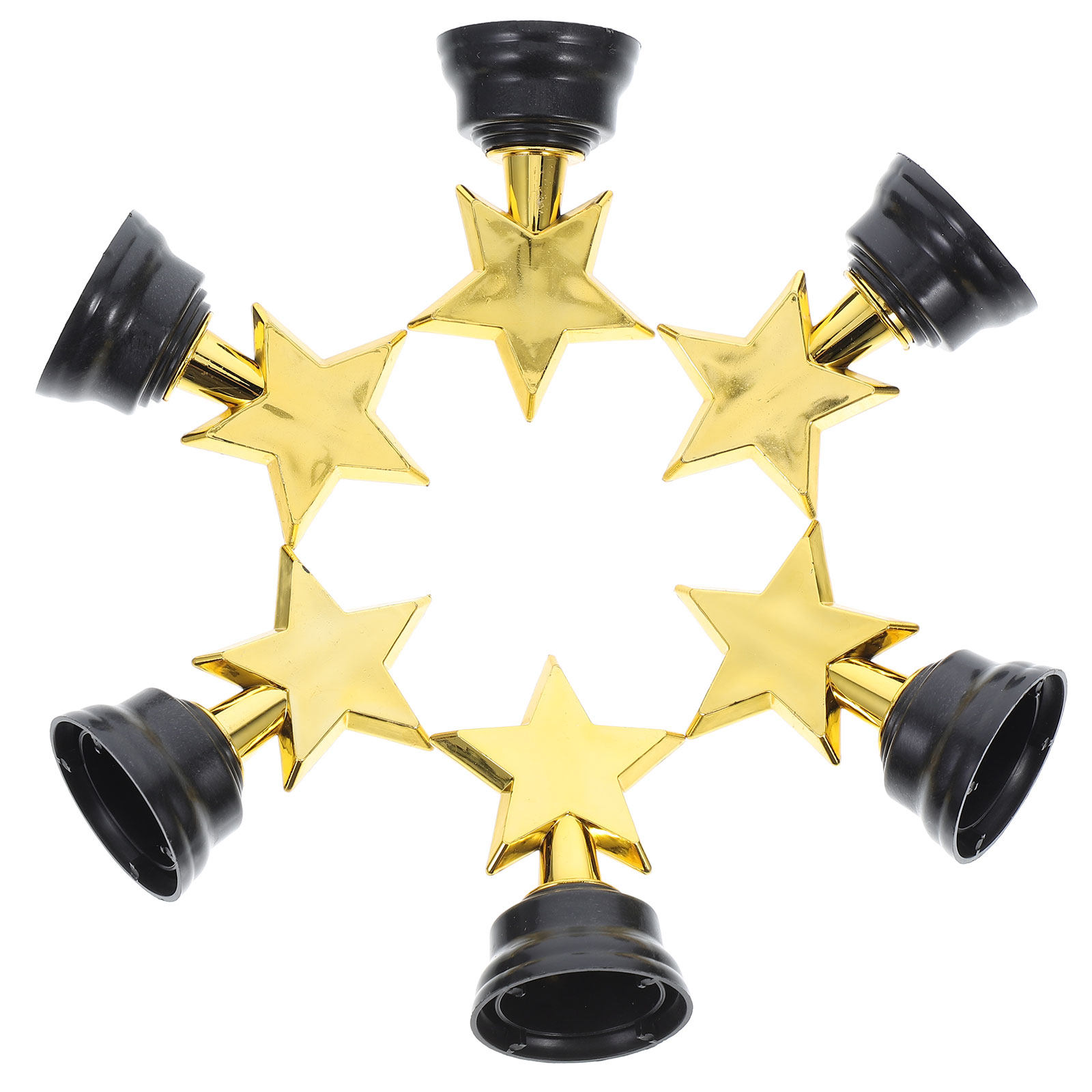 6Pcs Little Star Trophies Gold - Photography Competition บทวิจารณ์และราคา