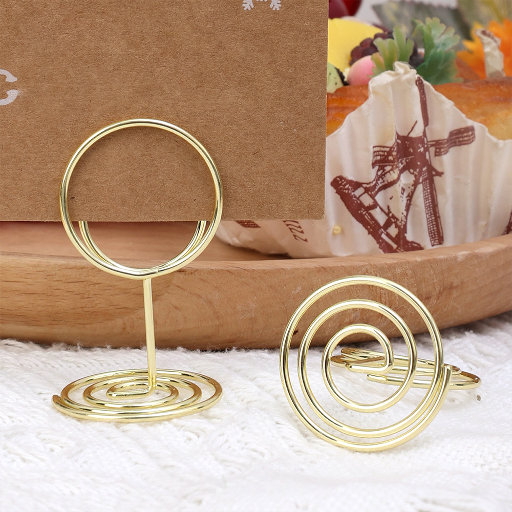 24-2pcs Metal Place Card Holde - Photography Names บทวิจารณ์และราคา