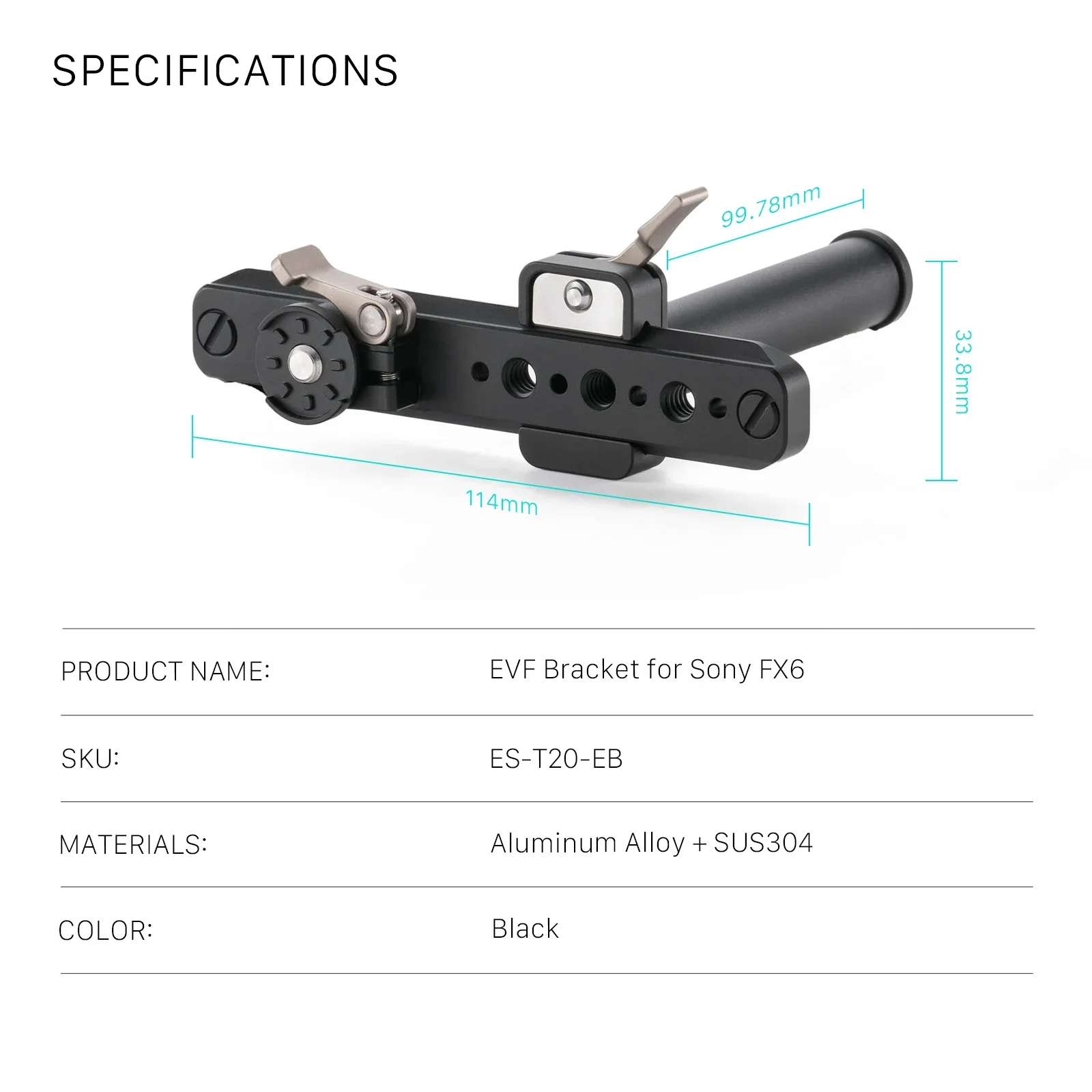 TILTA ES-T20-EB EVF Bracket fo - Camera Cage Baseplate บทวิจารณ์และราคา