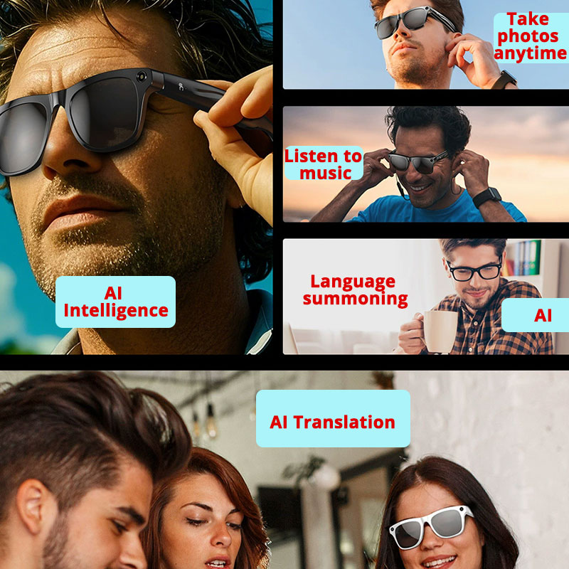 AI Shooting Glasses Wireless V - Photography Translate บทวิจารณ์และราคา