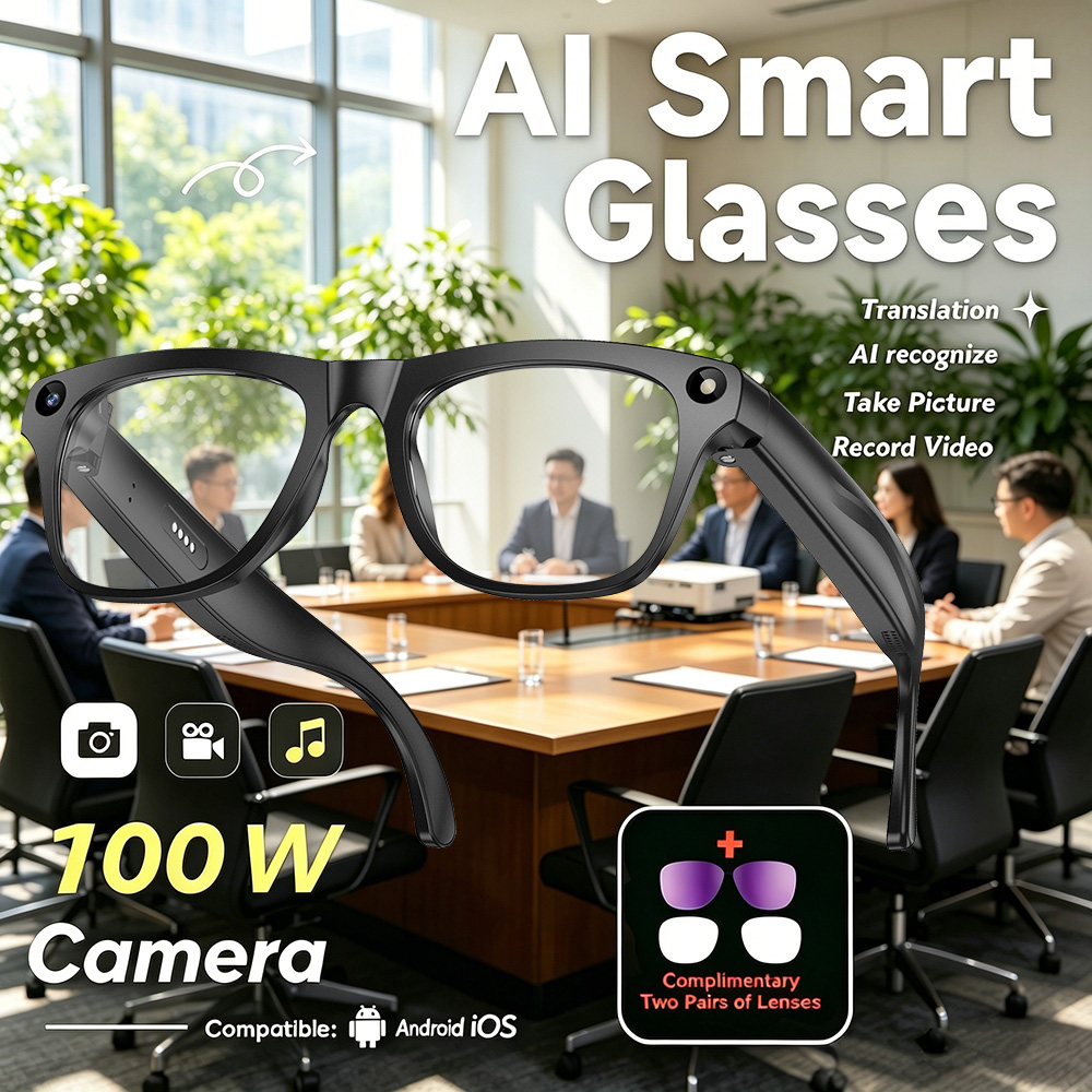 New AI Smart Glasses Anti-Shak - Photography Translate บทวิจารณ์และราคา
