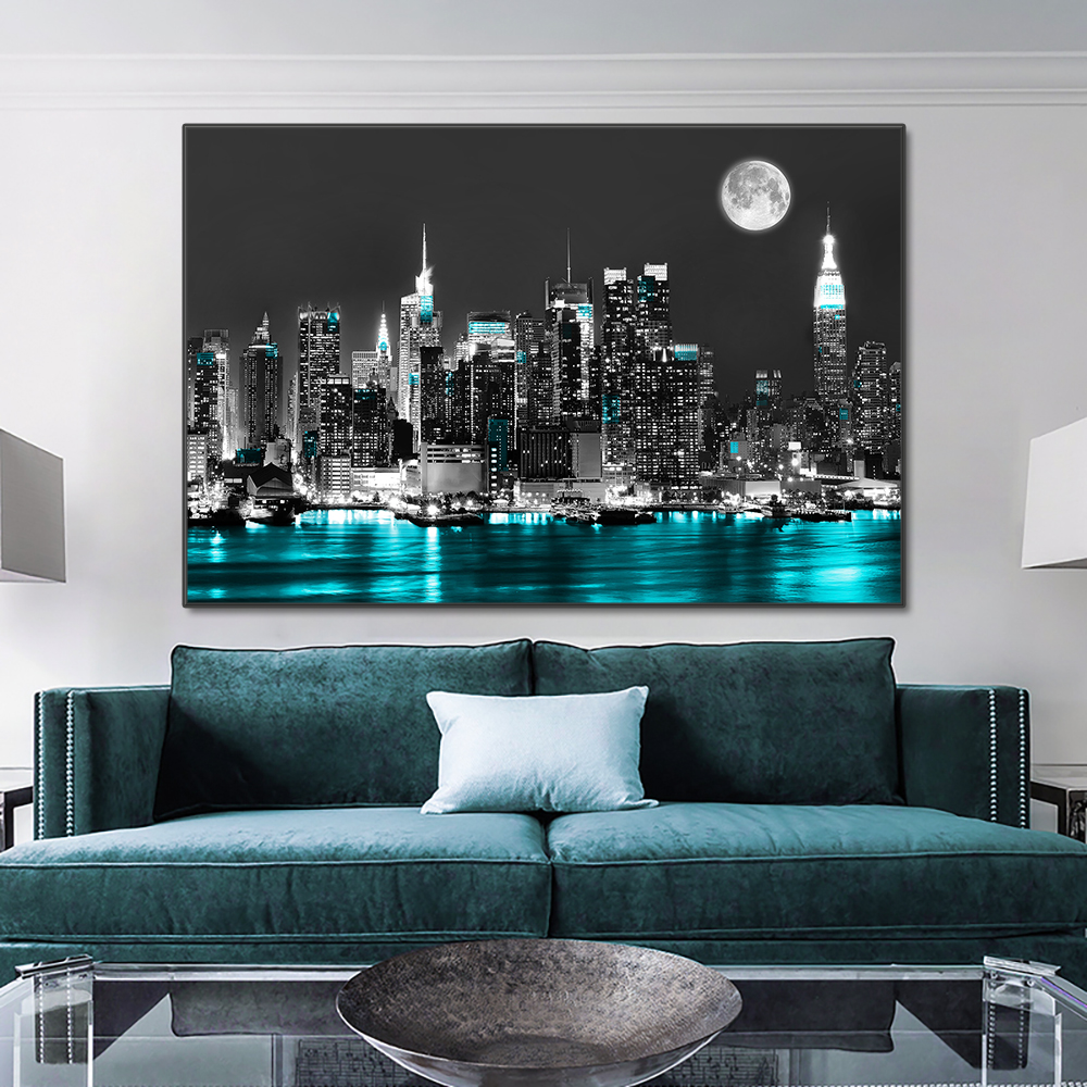 New York Urban Skyline Landsca - Photography Urban บทวิจารณ์และราคา
