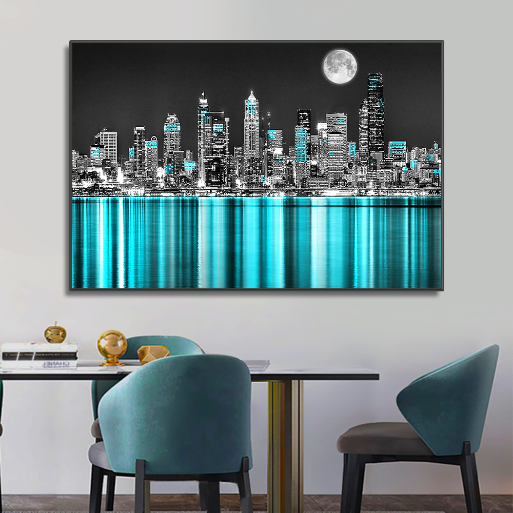 New York Urban Skyline Landsca - Photography Urban บทวิจารณ์และราคา