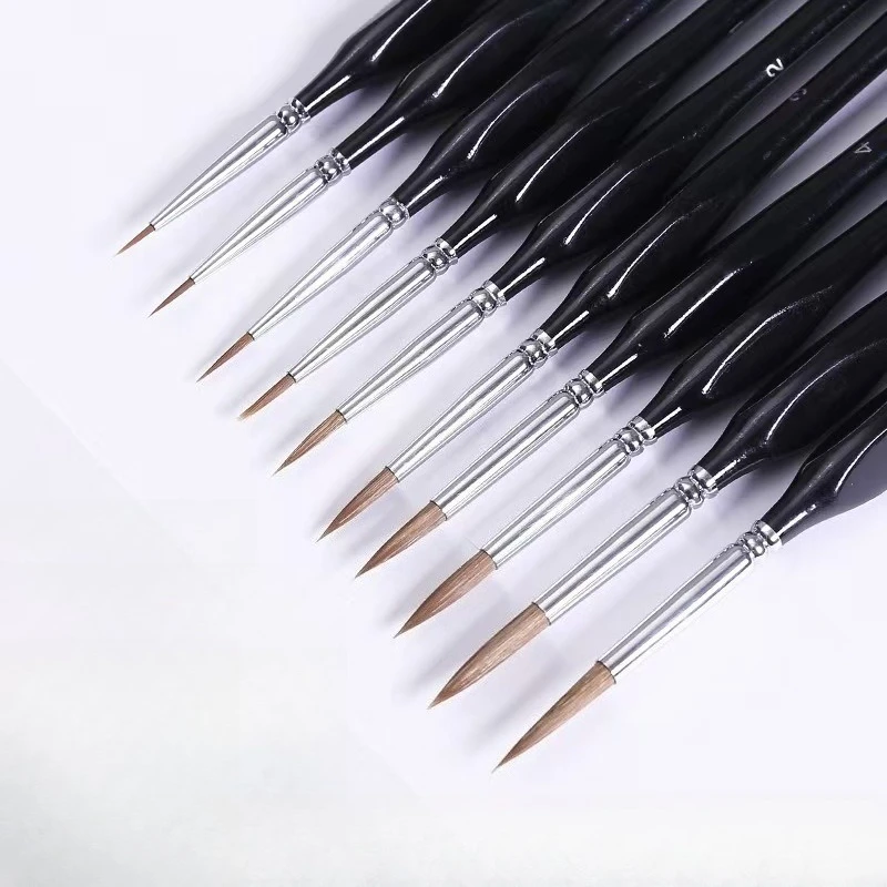 11PCS Black Sable Hair Fine Pa - Photography Fine Art บทวิจารณ์และราคา
