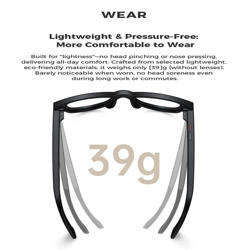 AI Smart Glasses M01 for Photo - Photography Translate บทวิจารณ์และราคา