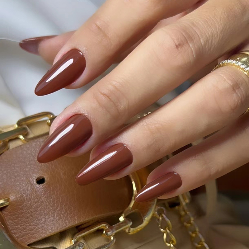 24pcs Solid Color False Nails  - Photography Tips บทวิจารณ์และราคา