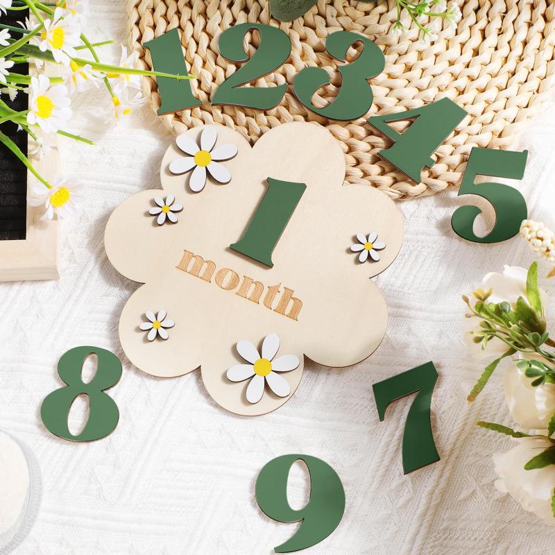 [H]Wooden Baby Monthly Milesto - Photography Cheat Sheet บทวิจารณ์และราคา