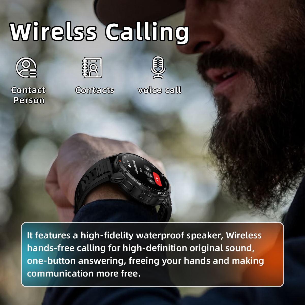 2026 New Military Smart Watch  - Photography Quiz บทวิจารณ์และราคา