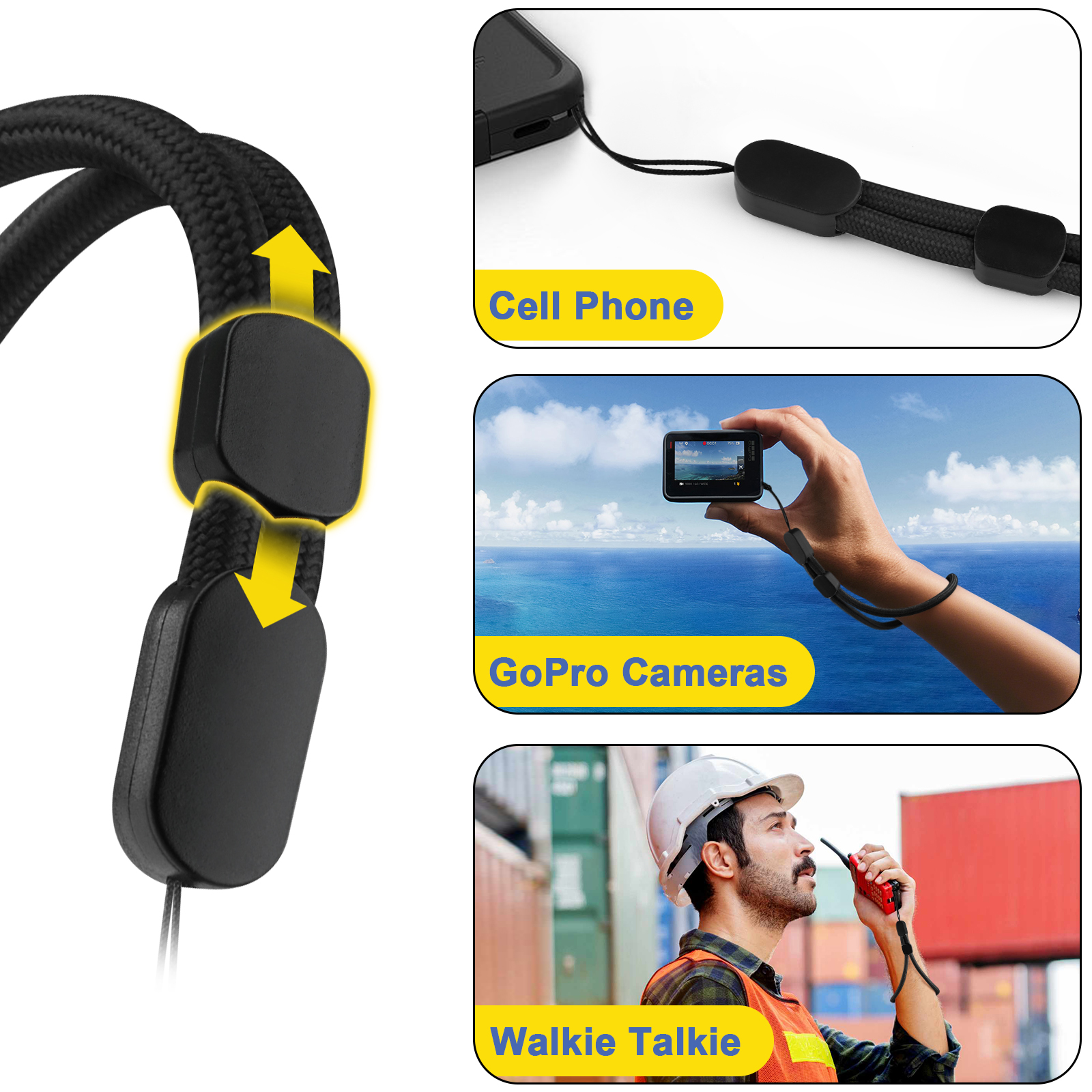 6Pcs/lot Hand Wrist Strap Lany - Camera Wrist Strap บทวิจารณ์และราคา