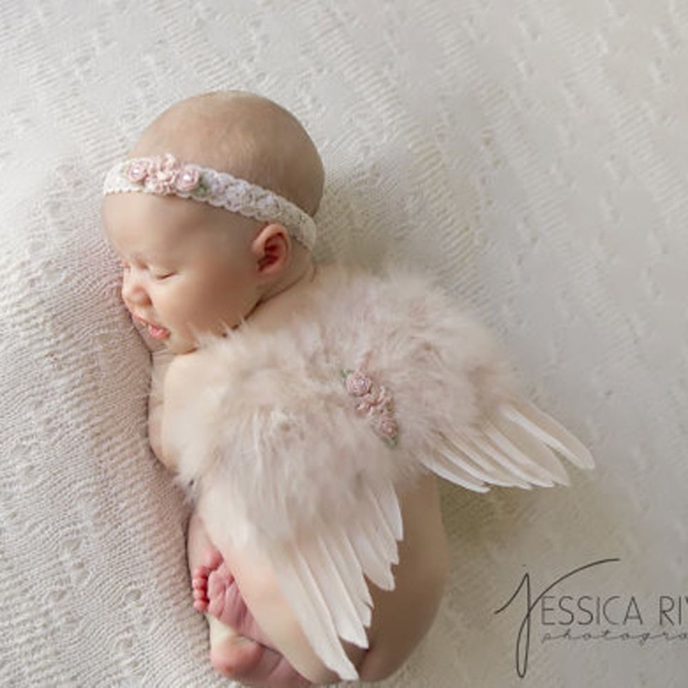 2pcs/set Cute Newborn Angel Fe - Photography Cheat Sheet บทวิจารณ์และราคา