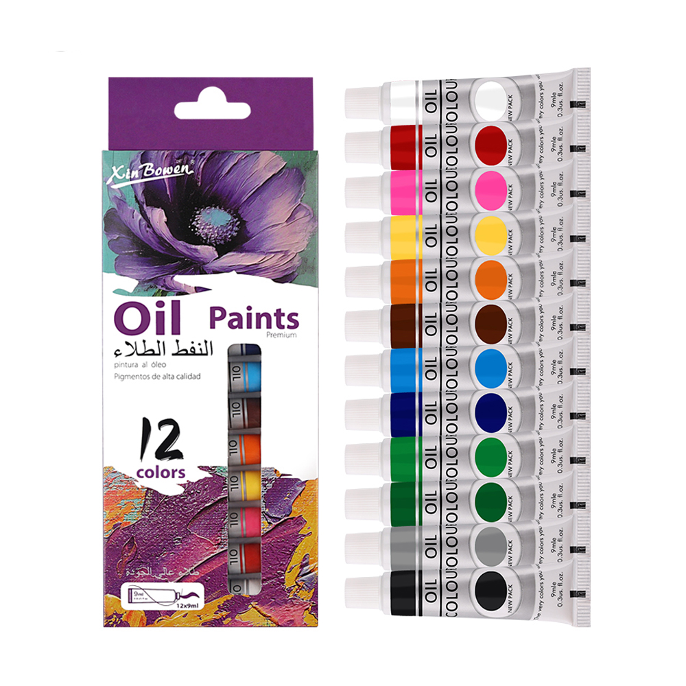 12 Color Oil Paints Set 9ml Tu - Photography Fine Art บทวิจารณ์และราคา