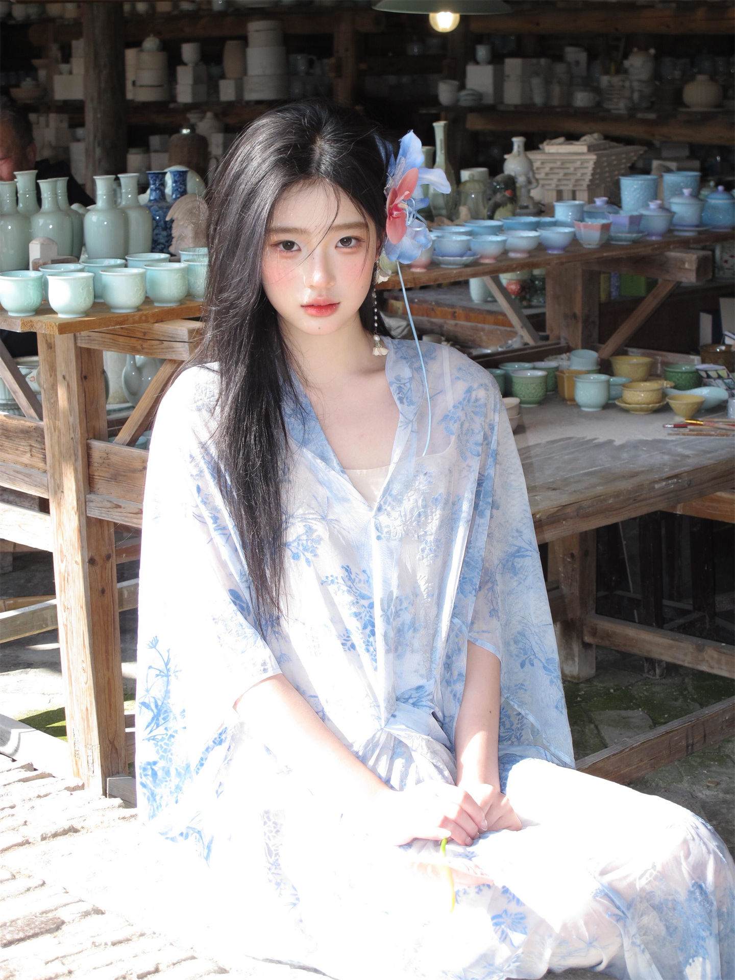 New Blue Dress Chinese Style P - Photography Zen บทวิจารณ์และราคา