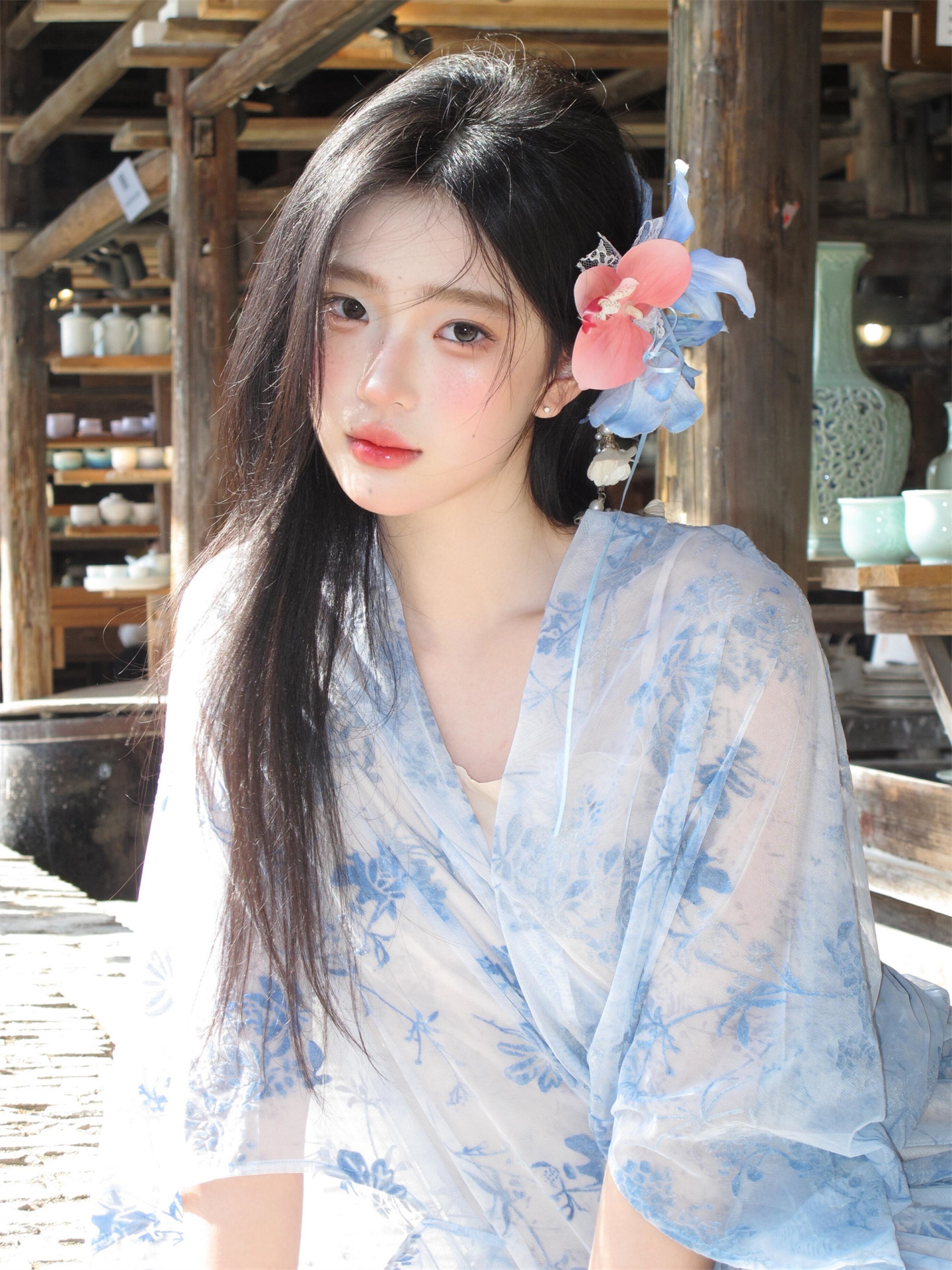 New Blue Dress Chinese Style P - Photography Zen บทวิจารณ์และราคา