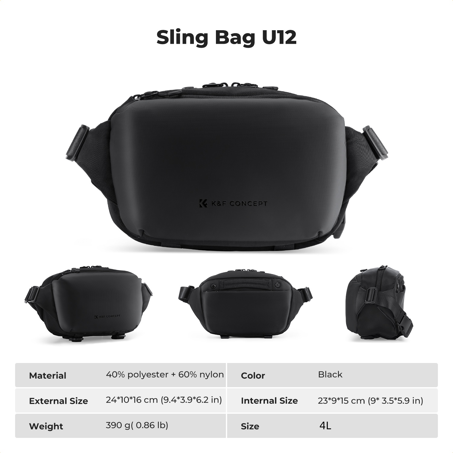K&F CONCEPT 4L Camera Sling Ba - Photography Journalism บทวิจารณ์และราคา