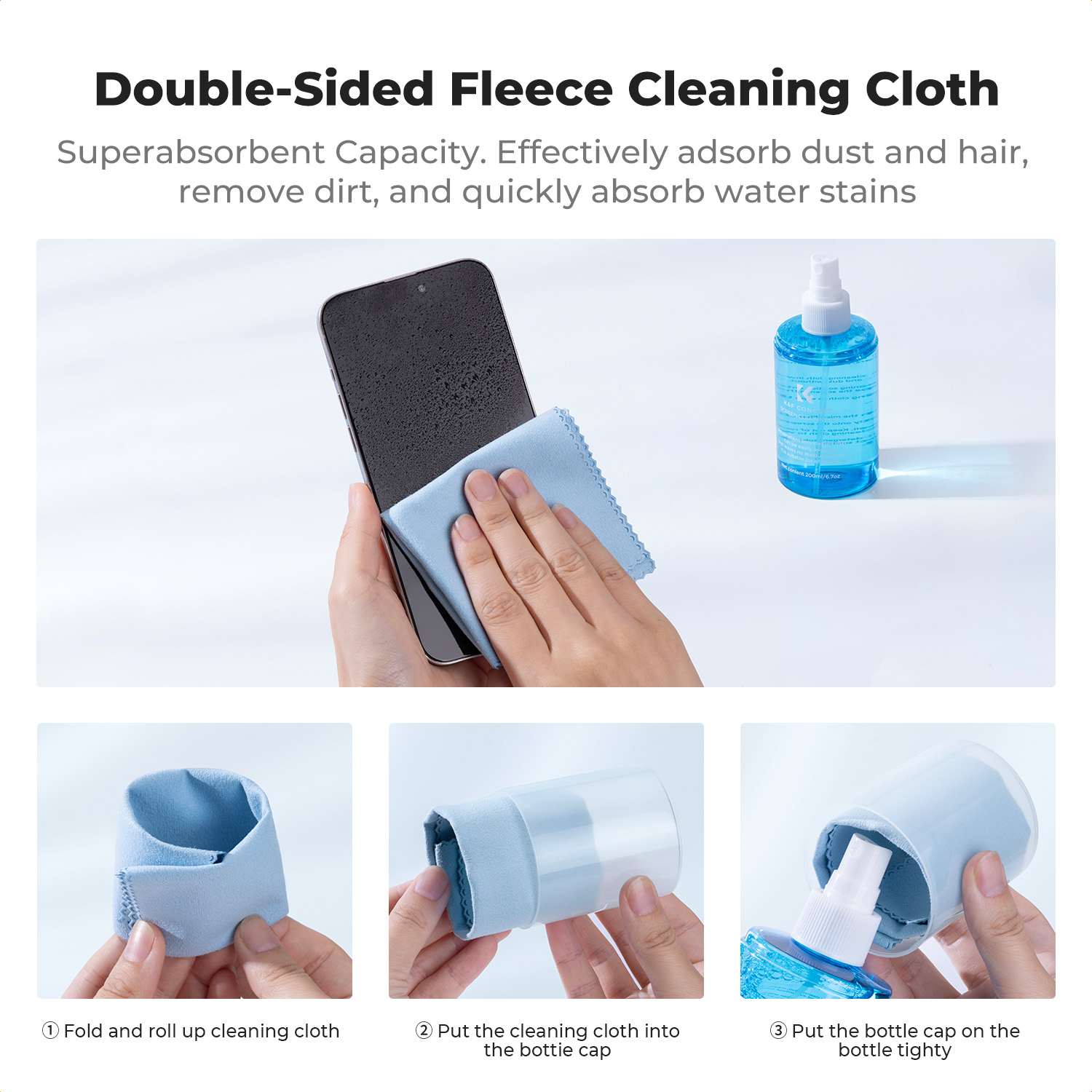 K&F CONCEPT 200ML Screen Clean - Lens Cleaning Kit บทวิจารณ์และราคา