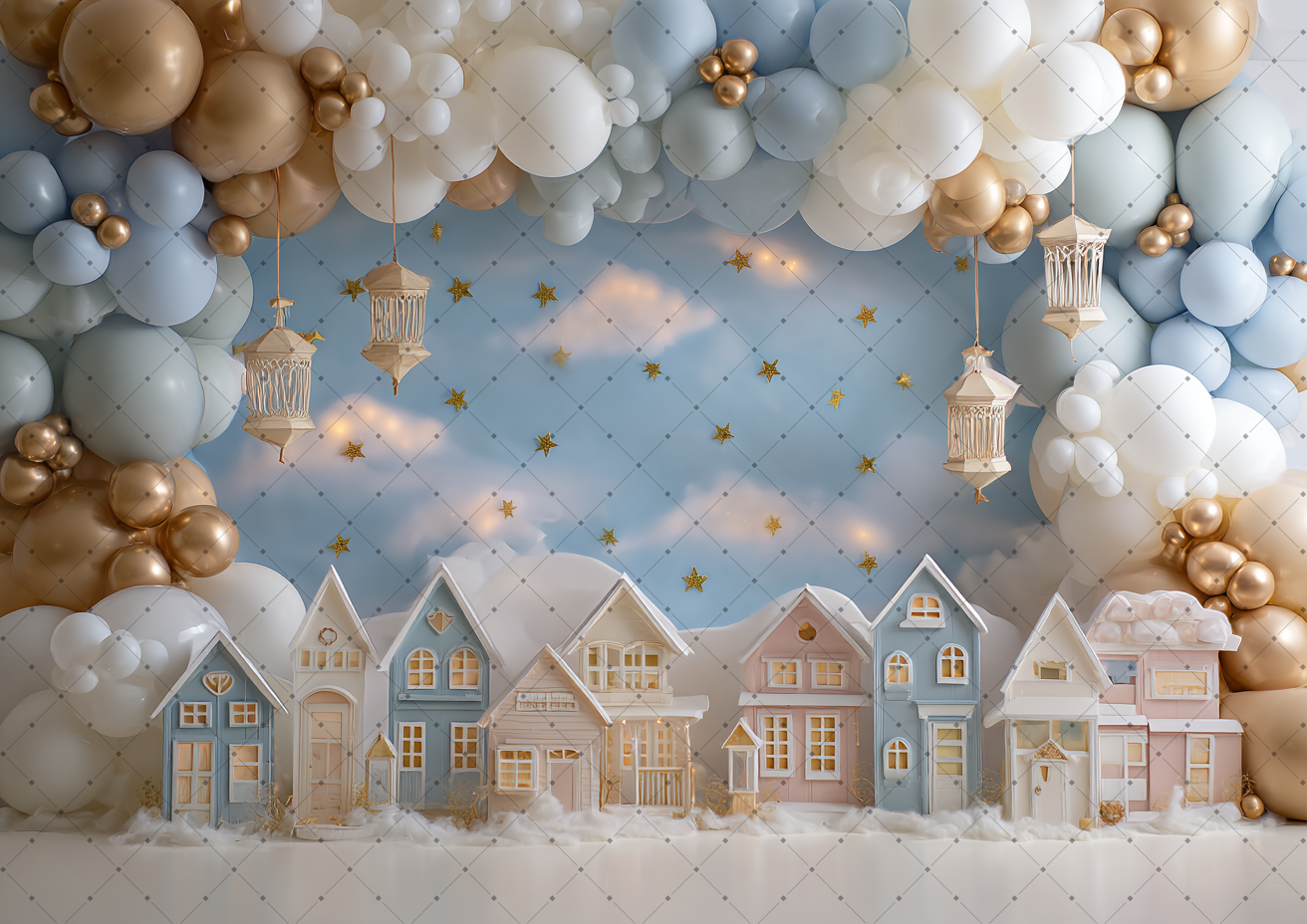Newborn Baby Shower Backdrop B - Photography Urban บทวิจารณ์และราคา
