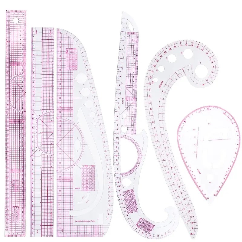 6PCS French Curve Ruler Soft P - Photography Rules บทวิจารณ์และราคา